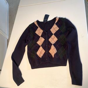 NEW BrandyMelville checkered sweater